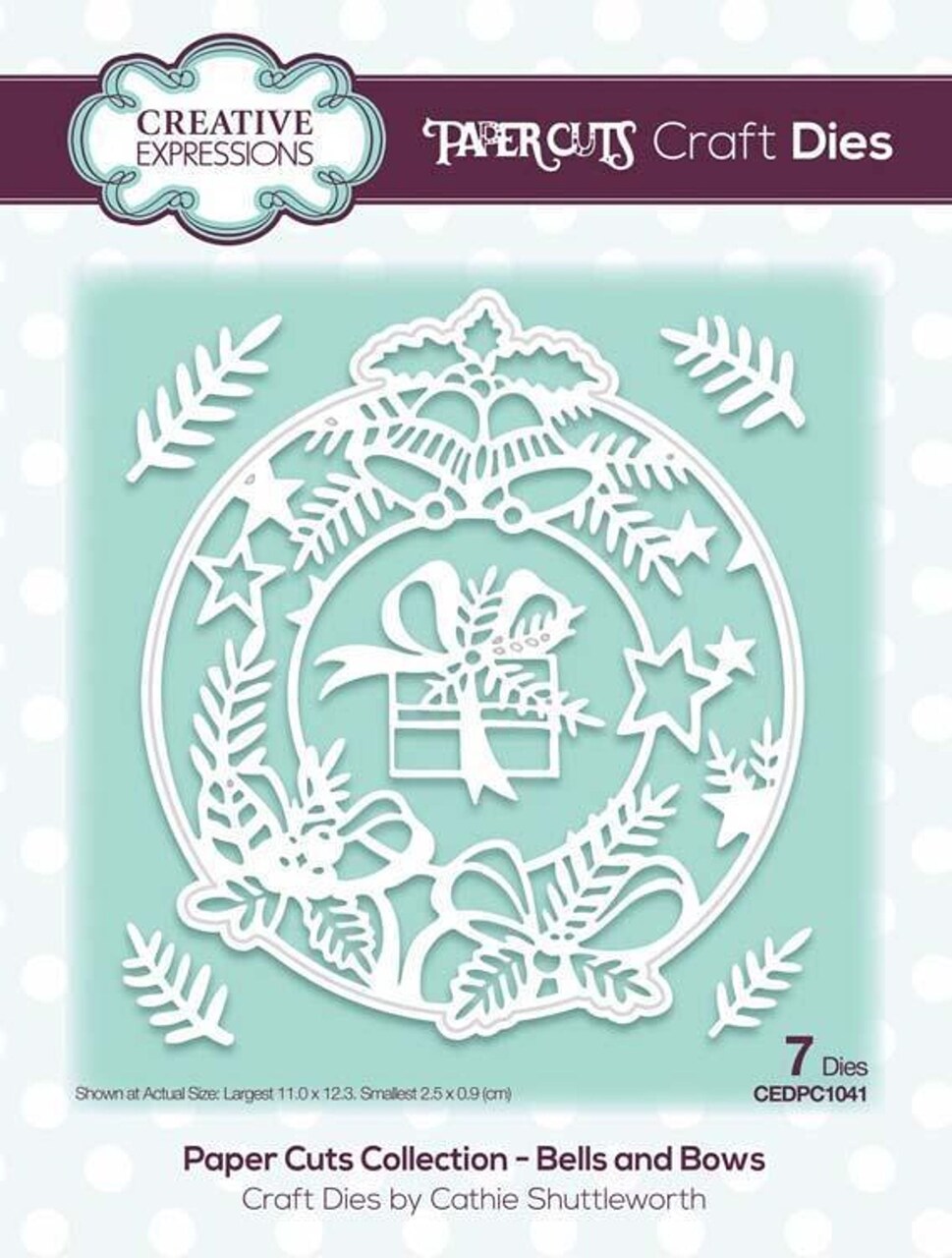 Creative Expressions Paper Cuts Collection Bells and Bows